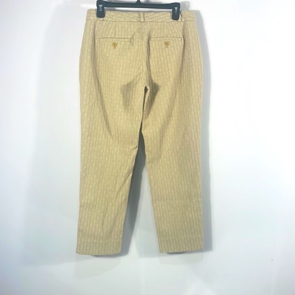 Banana Republic Women’s, Size 4, Khaki, Avery, Textured pants - Picture 2 of 5
